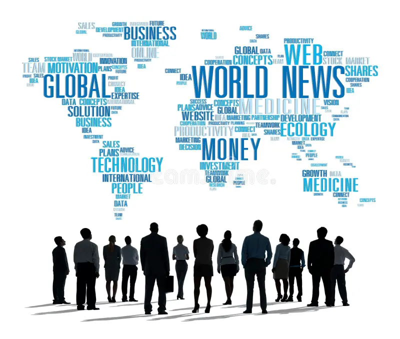 World News Globalization Advertising Event Media Information Concept 66881578